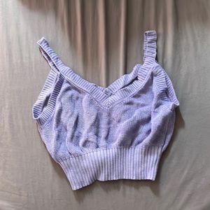 Purple Cropped tank